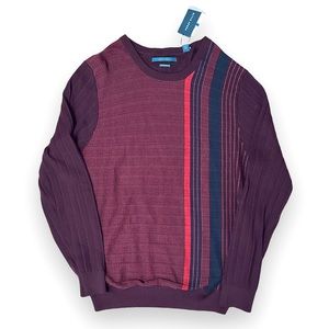 Men’s Perry Ellis Stripe Sweater | XL